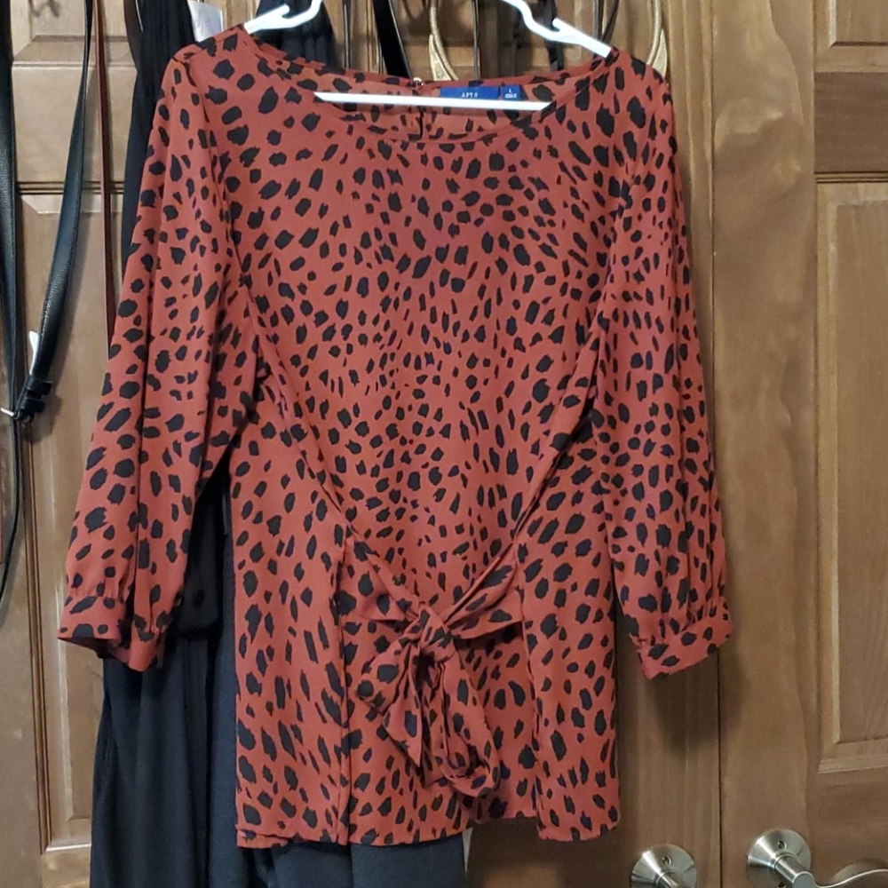 Leopard blouse